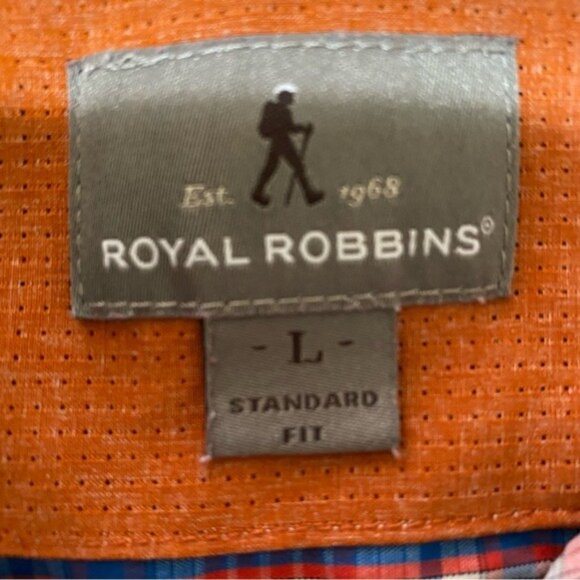 Royal Robbins Men's Short--Sleeved Button-Down Shirt Size L - Picture 6 of 7